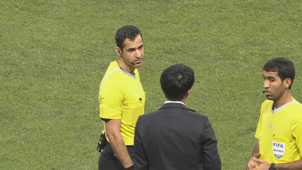  賈西姆執(zhí)法亞冠海港客戰(zhàn)神戶勝利船，此前主哨國足0-7日本